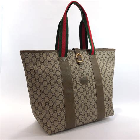 large tote gucci|genuine gucci bag purse tote.